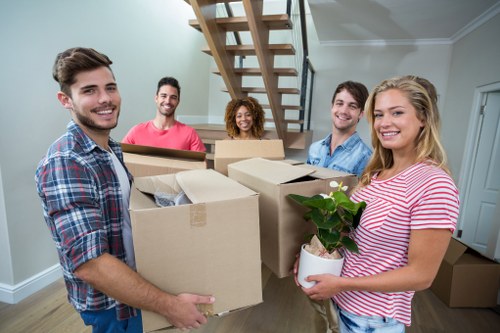 Mobile self storage unit delivered in Kenton for convenient home storage