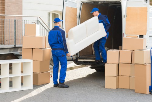 Customer reviewing Kenton Storage service terms and booking details