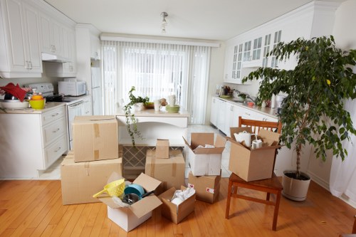 Careful handling of desks and electronics during office removals