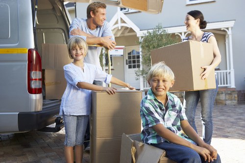 Packing and organising belongings for a Kenton move