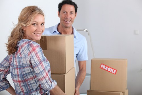 Careful furniture handling during a Kenton relocation